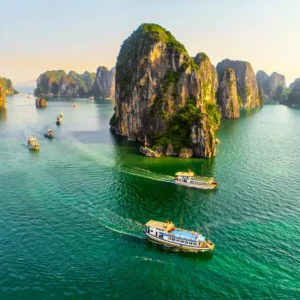 HA LONG BAY – LAN HA BAY – CAT BA ISLAND – TAM COC ( 3 days 2 nights)