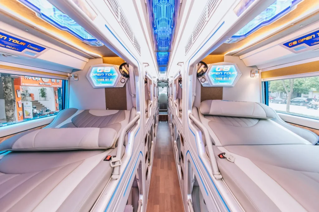 Cabin Sleeper Bus from Ha Noi to Sapa and Return