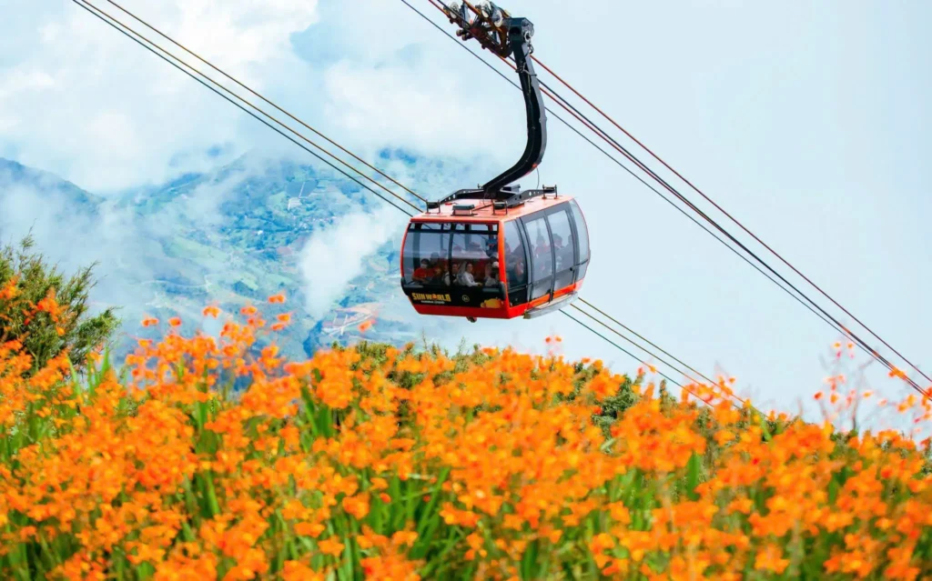 fansipan cable car 1 fansipan cable car